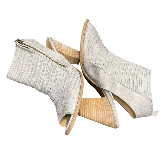 Paul Green Cayanne Peep Toe High Heel Booties Womens Leather, Size UK 7/US 9.5 - Picture 7 of 10